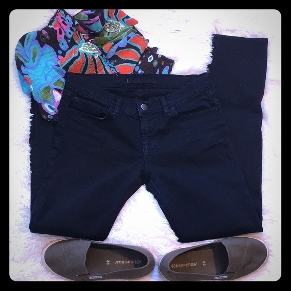 J Brand Denim - J BRAND PENCIL LEG SKINNY JEANS JETT
